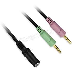 D2 Diffusion 03304490418169 Adapter 2 x 3"1/2 Male to 3"1/2 Female 4 Pole (Heads