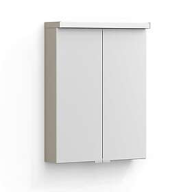 Svedbergs Intro Speilskap Med LED Belysning Beige 55cm 285557
