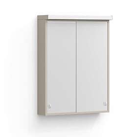 Svedbergs I:ET Speilskap Beige Med LED Belysning 55cm 285457