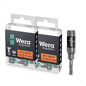 Wera WERKIT6 Impaktor Torx Screwdriver Bit Set 21pcs