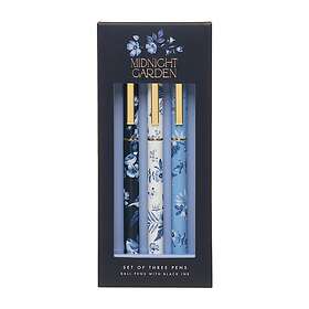 Midnight Kulepenn 0.7mm (Svart) 3-pack