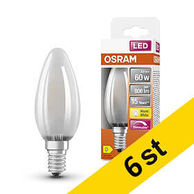 Osram C35 E14 2700K 806lm 5.5W 6st