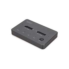 Digitus DA-71545-1 SSD-kotelo kloonausimistolla USB-C 3.1 Gen2 10Gbps SSD M.2 NV