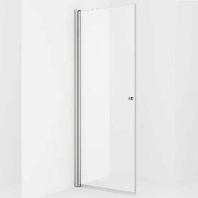 VikingBad Liam Dusjdør Rett Sølv 85cm Klart Glass 001374-06