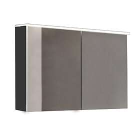 Sanipro Studio Speilskap Svart 100cm 10323BL