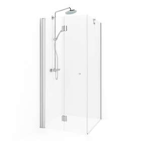 Macro Design Spirit Dusjhjørne Sving Matt Aluminium 70x100cm DSVSV710NGIC