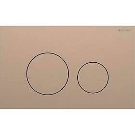 Geberit Sigma40 Plaque de commande ronde Rouge