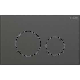 Geberit Sigma40 Pyöreä huuhtelupainike Musta Kromi