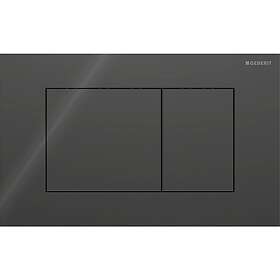 Geberit Sigma40 Firkantet Betjeningsplade Sort
