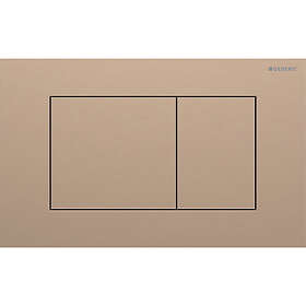 Geberit Sigma40 Plaque de commande carrée Rouge (Easy Clean)