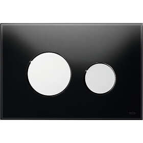 Tece Teceloop 6122227 Bouton de chasse d'eau Noir/Chrome