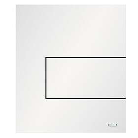 Tece Tecesquare Plaque de commande de urinoir Métal Blanc Mat