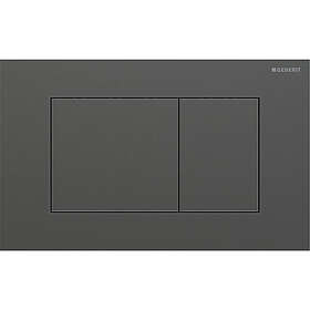 Geberit Sigma40 Neliömäinen Ohjauspaneeli Musta Kromi (Easy Clean)