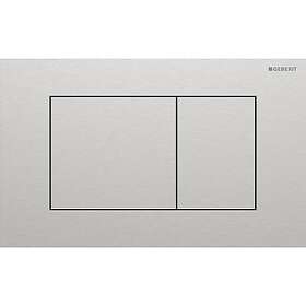 Geberit Sigma40 Square Control Plate Brushed Chrome (Easy Clean)