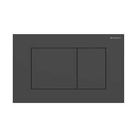 Geberit Sigma40 Firkantet Kontrollplate Svart Matt (Easy Clean)