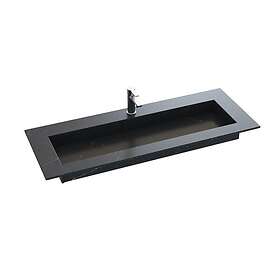 Dansani Inzo Angular Måltilpasset Servant Silestone Charcoal Soapstone 160-179cm