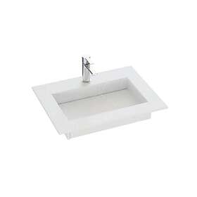 Dansani Inzo Angular Måltilpasset Servant Silestone Desert Silver 60-79cm 338806