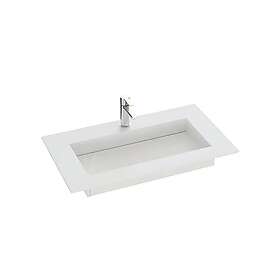 Dansani Inzo Angular Måltilpasset Servant Silestone Desert Silver 80-99cm 338808