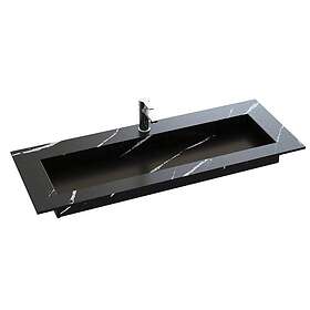 Dansani Inzo Angular Måltilpasset Servant Silestone Eternal Marquina 165x1.20x45