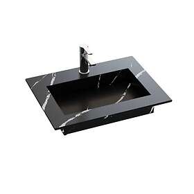 Dansani Inzo Angular Måltilpasset Servant Silestone Eternal Marquina 60-79cm