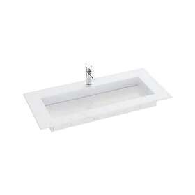 Dansani Inzo Angular Måltilpasset Servant Silestone Eternal Statuario 100-119cm