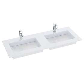 Dansani Inzo Angular Måltilpasset Servant Silestone Eternal Statuario Dobbel