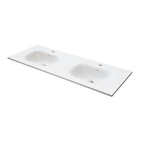 VikingBad Nea Møbelservant Hvit Matt 120cm Dobbel 022310-02