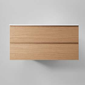 INR Badskap 100cm Natur eik (384134)