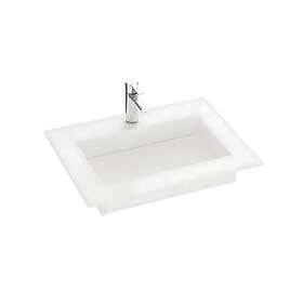 Dansani Inzo Angular Servant Silestone Hvit 165x120x45.5cm 80cm 338808111