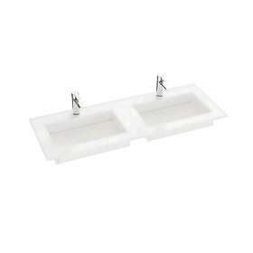Dansani Inzo Angular Måltilpasset Servant Silestone Blanco Zeus Dobbel 160-179cm