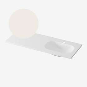 Korsbakken Nice Servant Heldekkende Lys Beige 120cm Høyre 463205126
