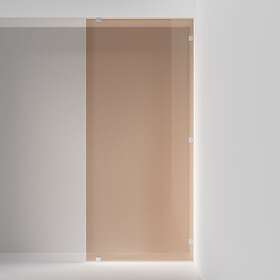 INR ARC 20 Dusjvegg Tilpasset Børstet Rustfritt Stål Bronse Glass 120142400