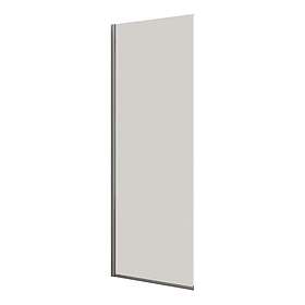 Dansani Match D Foldende Sølv Krom Klart Glas 90x197.5cm D91-05