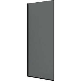 Dansani Match D Brusekabinet Mat Sort 100cm Tonet Glas B70-140xh197,5cm D101-04