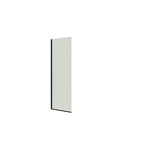 Dansani Match D Brusekabinet Mat Sort Klart Glas 80x197.5cm D81-03