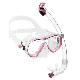 Cressi Estrella Seal Dry Snorkel Combo Pink