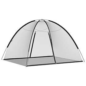 vidaXL Moustiquaire Mongole Noir 200 x 180 x 135 cm