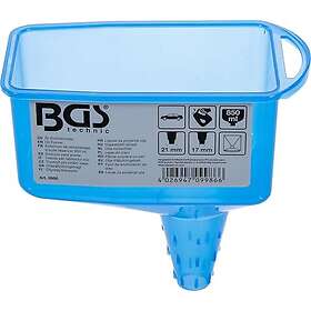 BGS Technic Entonnoir de remplissage d'huile 850 ml reservoir