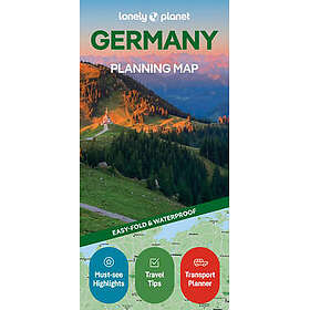 Lonely Planet Germany Planning Map