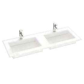 Dansani Inzo Angular Møbelservant Måltilpasset Silestone Blanco Zeus Dobbel 45.5