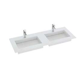 Dansani Inzo Angular Måltilpasset Servant Silestone Desert Silver Dobbel 120-139