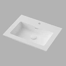 INR Möbeltvättställ Mjuk Vit 60cm 680060