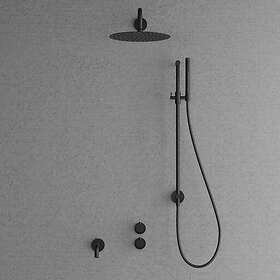 Scandtap Steel Harmonized 6X Infälld Shower System (Black)