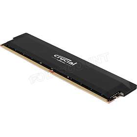 Crucial Pro OC Noir DIMM DDR5 6400MHz 16Go (CP16G64C32U5BT)