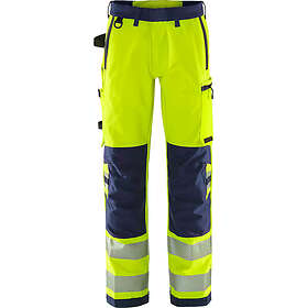 Fristads 2645 Varselgul/marineblå Arbeidstrousers (Herre)