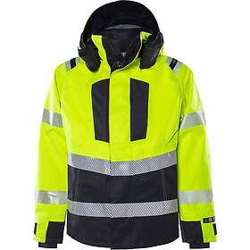 Fristads 3 4525 Skalljacka Signal Yellow/Marine Blue (Unisex)