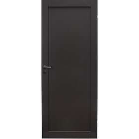 Solid Funkis Innvendig Dør Massiv Kjerne 1 Speil Matt Svart NCS S8500-N
