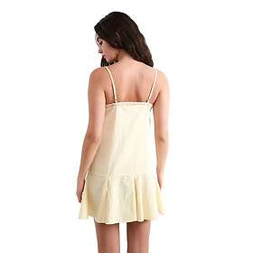 Balmohk Lingerie Sleeveless Short Dress Cotton Stamped Print