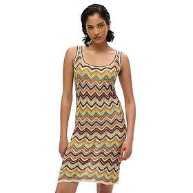 Superdry Zigzag Ärmlös Kort Klänning