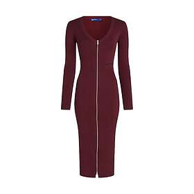 Karl Lagerfeld A4w13011 Striped Long Sleeve Midi Dress